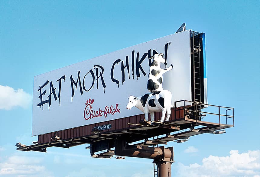 Chick-Fil-A Reklametafel